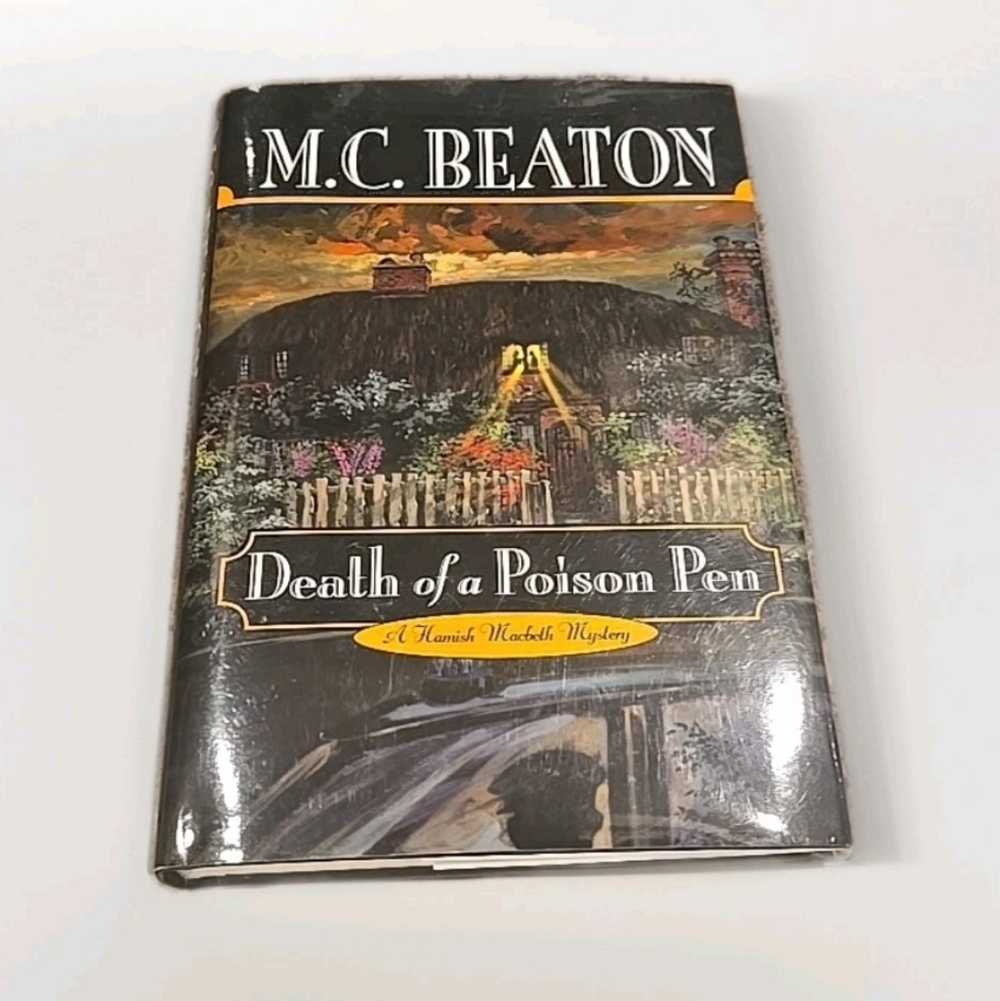M.C. Beaton 'Death of a Poison Pen' Hardcover Book
